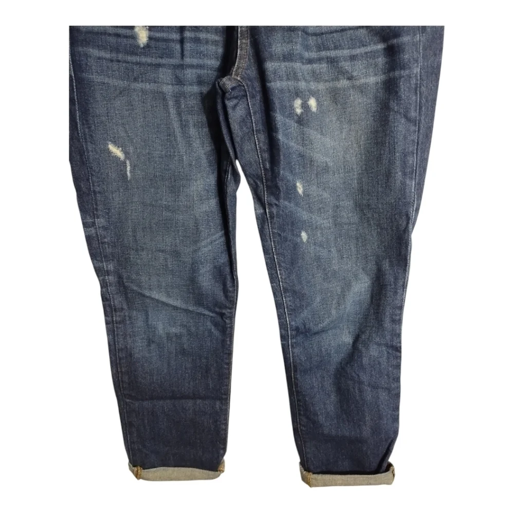 J Crew Broken‎ In Boyfriend Distressed Boho Festival Relaxed Fit Jeans 27
